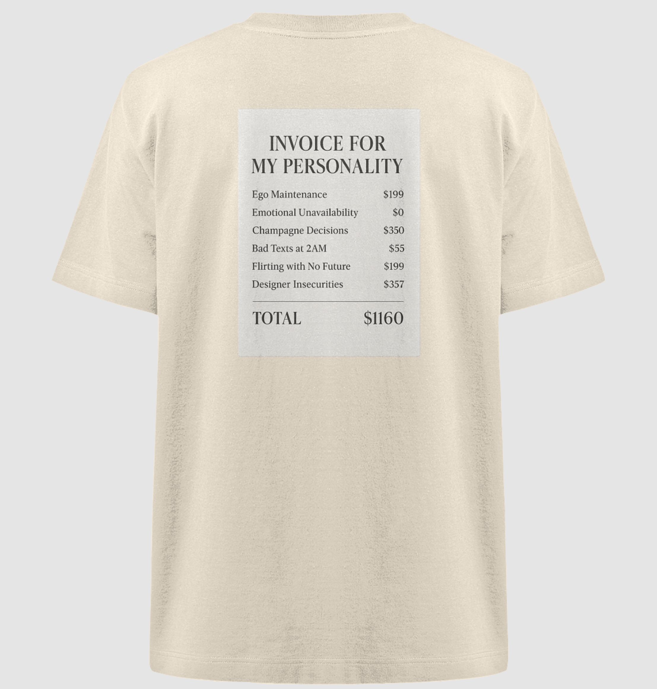 INVOICE - Classy Freaks Shirt